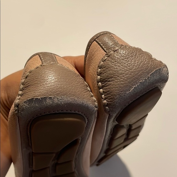 Michael Kors Tan Leather Loafers with Silver Accents - Picture 11 of 13